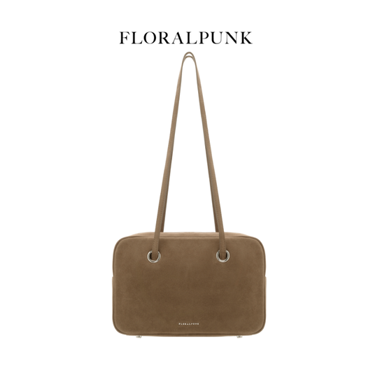 FLORALPUNK - Floralpunk Berlin Pocket Box Bag - Suede Teddy - Female