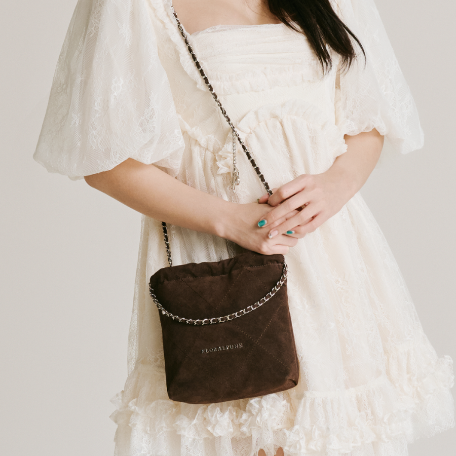 FLORALPUNK - Floralpunk Brooklyn Mini Suede - Brown - Female