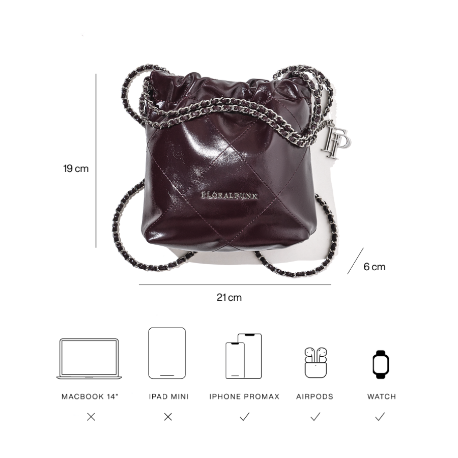 FLORALPUNK - Floralpunk Brooklyn Mini Shopper - Comfortable Bags / Accessories - Daily Wear - Female