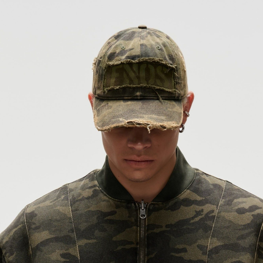 FNOS - Washed Camo Hat – Version 1 - Unisex