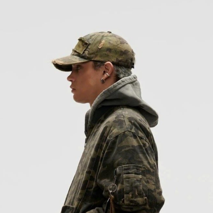 FNOS - Washed Camo Hat – Version 1 - Unisex