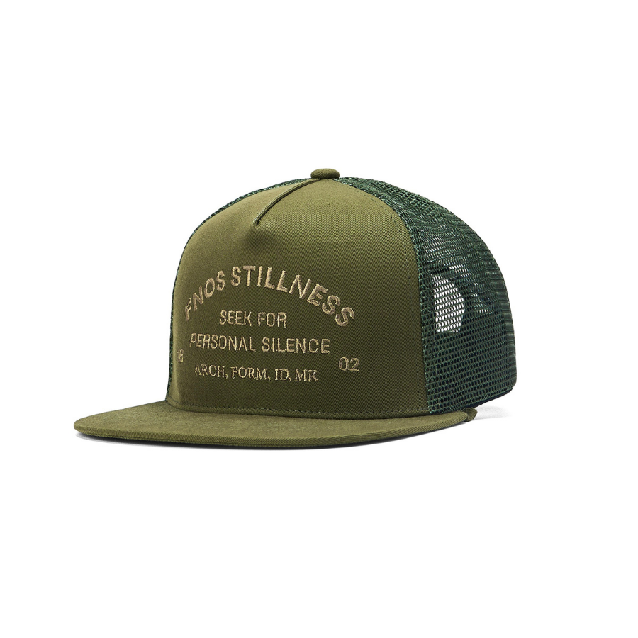FNOS - The Stillness Seeker Trucker Hat – Olive - Unisex