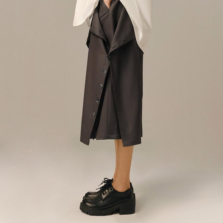 Folded Pants (Short) - Brown