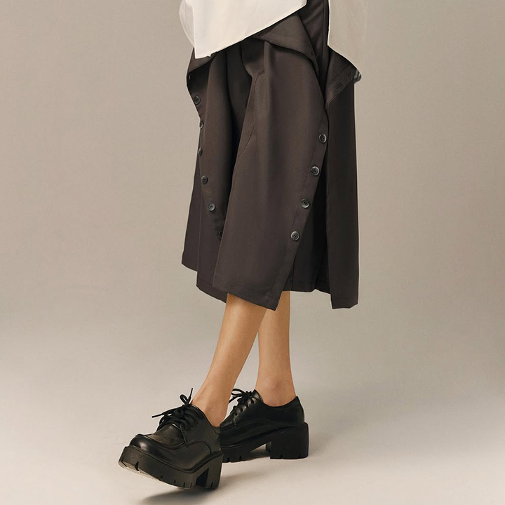 Folded Pants (Short) - Brown