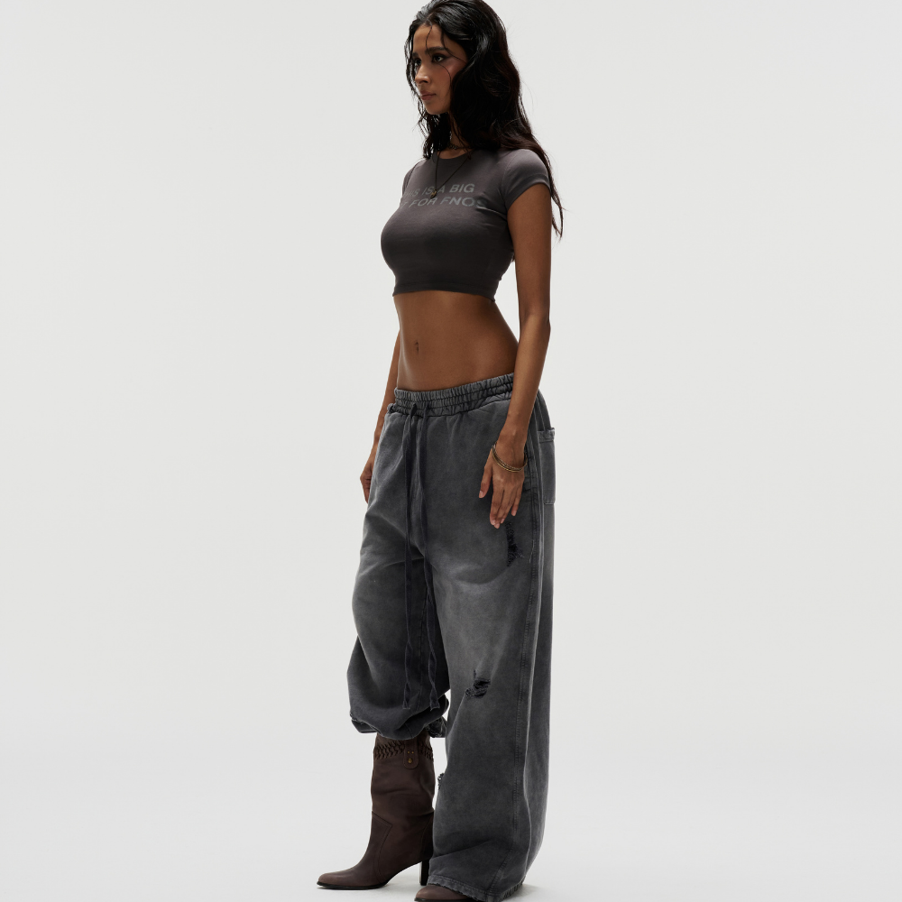 FNOS - Printed Croptop - Slim Fit Tops - Daily Wear - Female