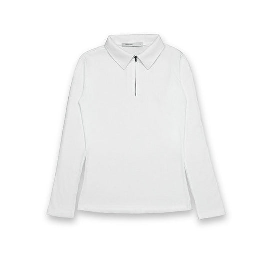 Long Sleeve Polo T-Shirt W24 (White)