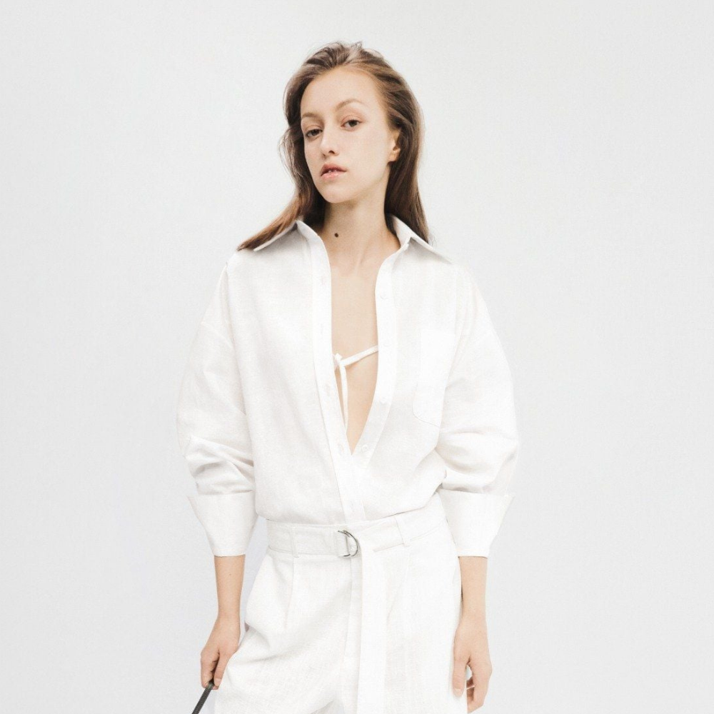 HIGHCHIC - Jessie Shirt - Comfortable Tops - Daily Wear - Female