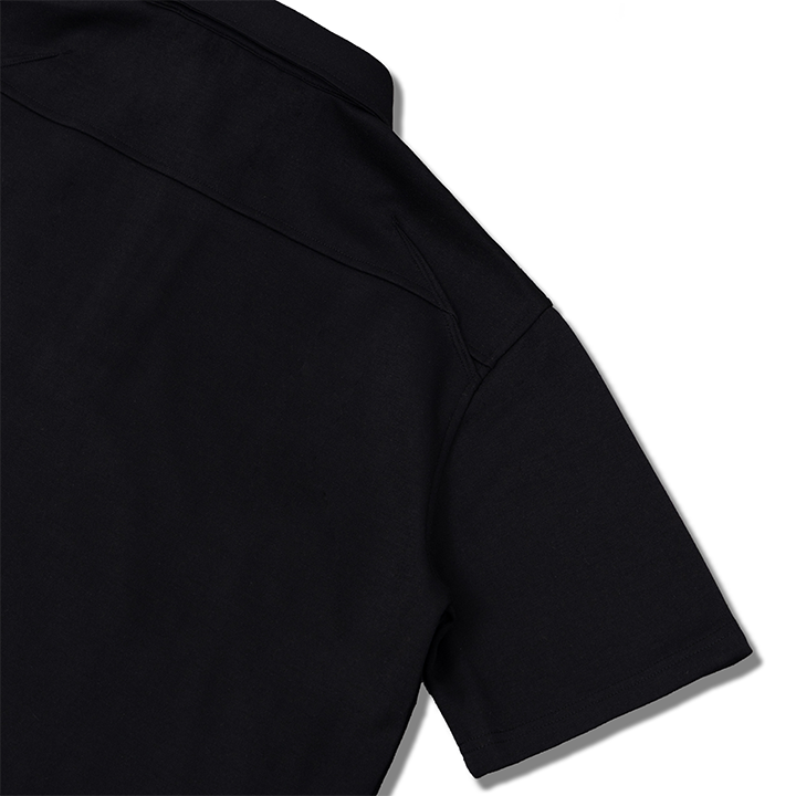 FVNXYTHINGS - Logo Boxy Polo - Black - Unisex