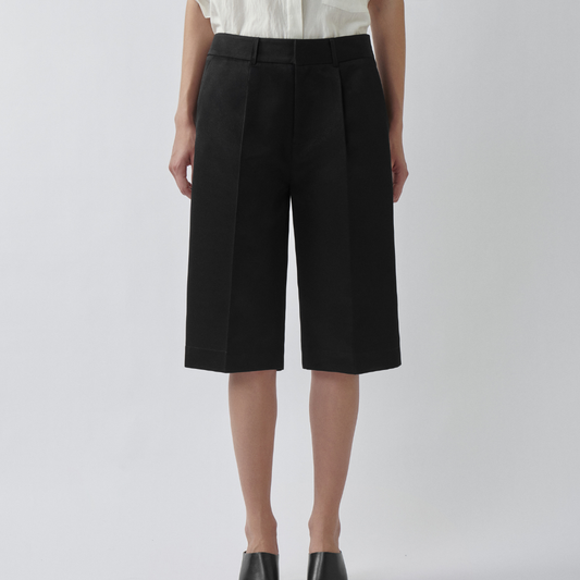 HIGHCHIC - Mist Bermuda Short - Comfortable Pants - Daily Wear - Female