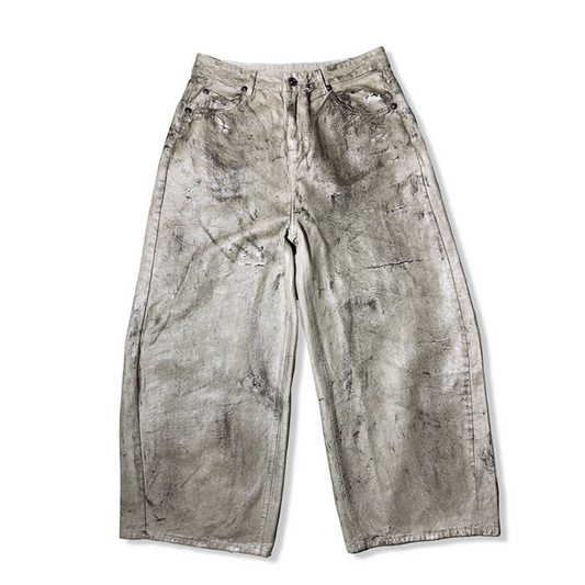 Muddy Coated Wide Pants