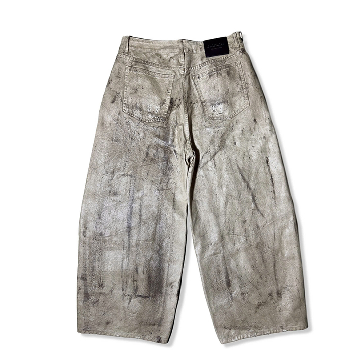 Muddy Coated Wide Pants
