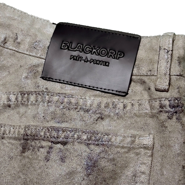 Muddy Coated Wide Pants