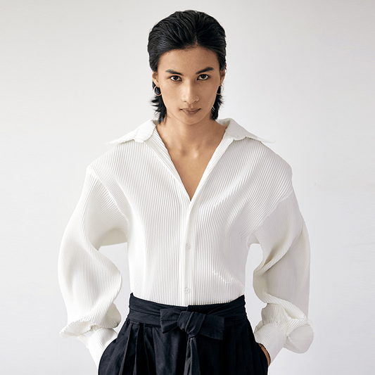 Nameless Shirt (Long Sleeve) - White