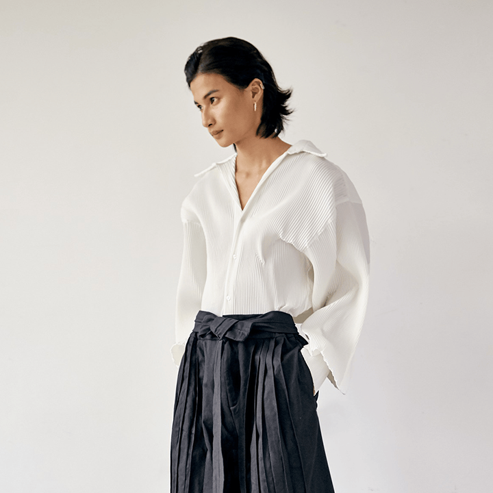 Nameless Shirt (Long Sleeve) - White