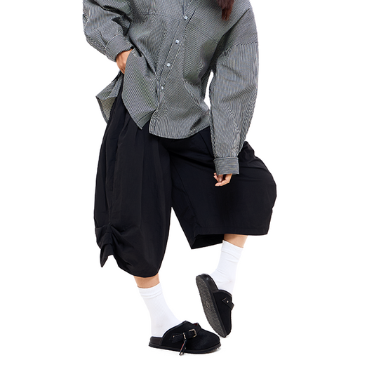 FVNXYTHINGS - New Xi Wide Leg Shorts - Unisex