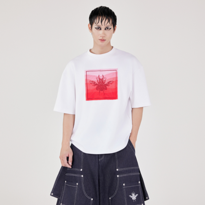 CAOSTU - Ombre Beetle T-Shirt - Unisex