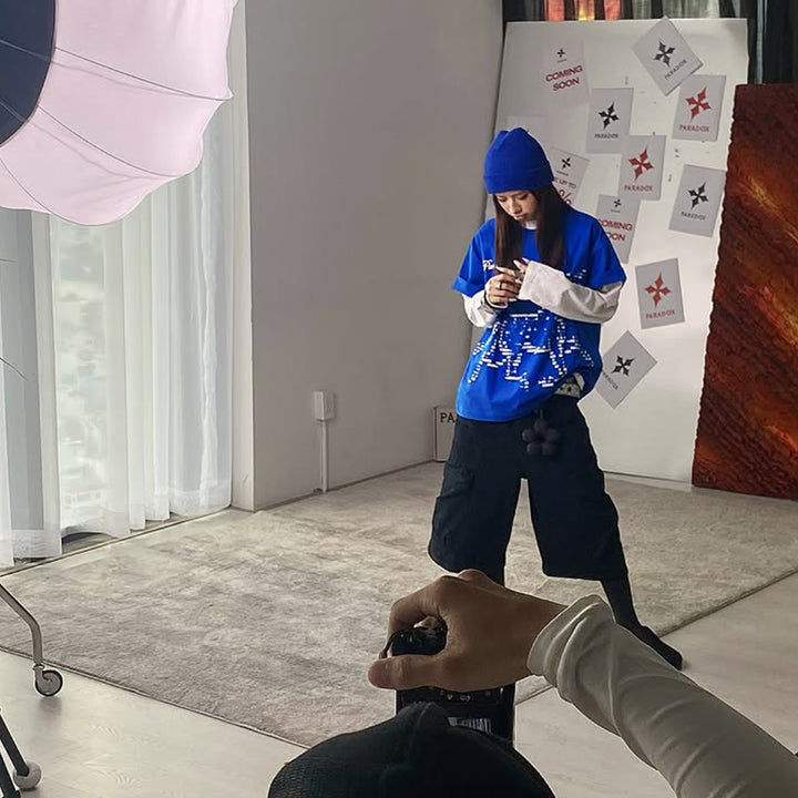 Paradox® Incompletely T-Shirt (Cobalt Blue)