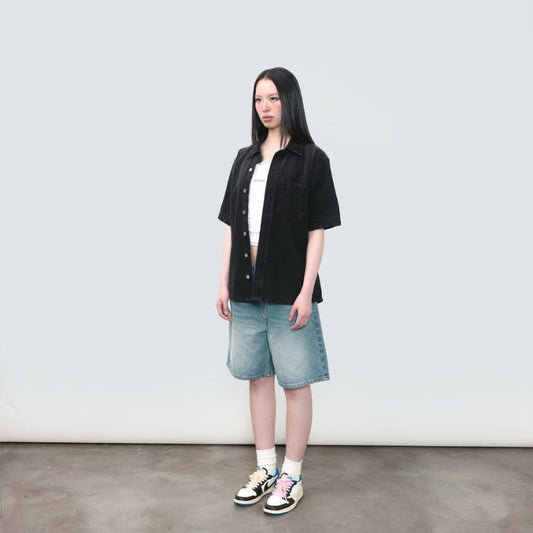 WEARETHEPRIVATE - Denim Shirt Private - ใส่สบาย เสื้อ - ใส่หน้าร้อน - ใส่ได้ทั้งชายหญิง
