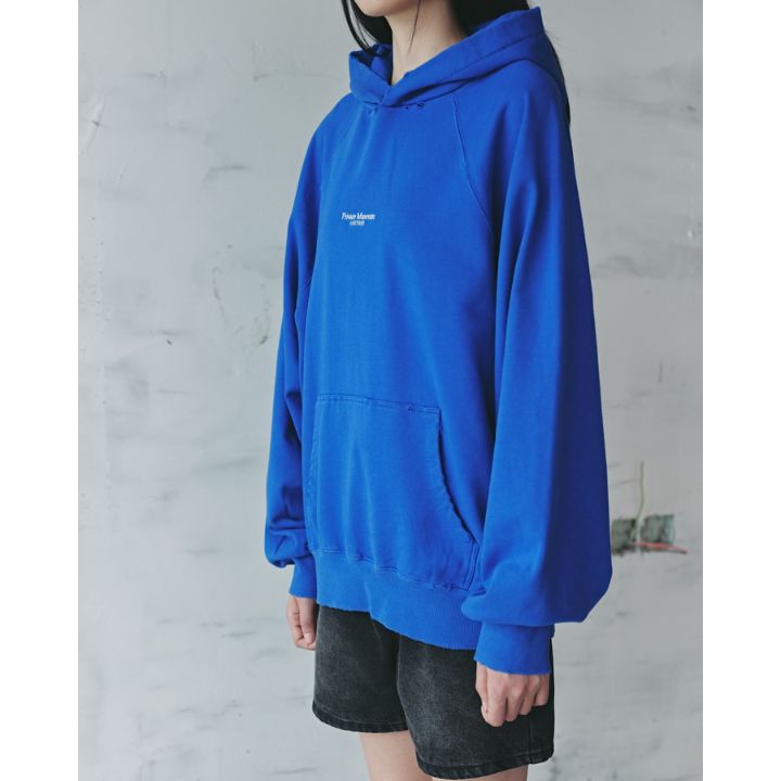 Lightblue Embroidered Hoodie