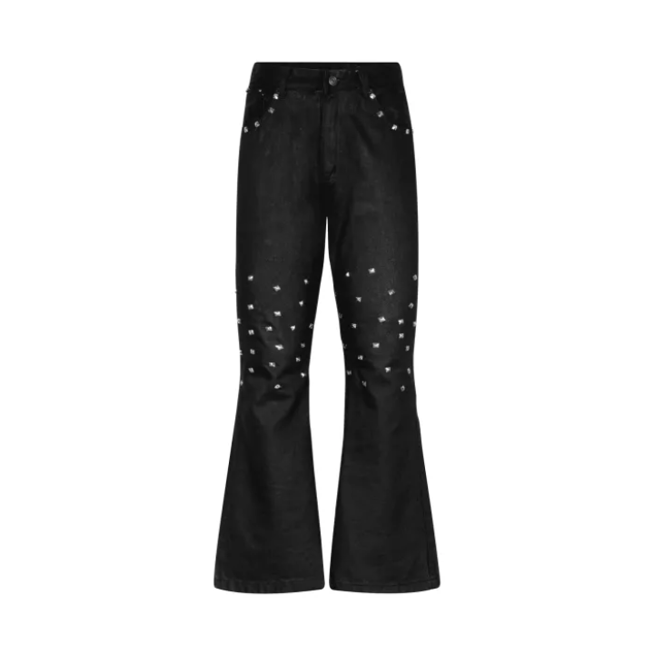 TRAPPER CLUB - "Night Shard" Bootcut Denim Pants - Male