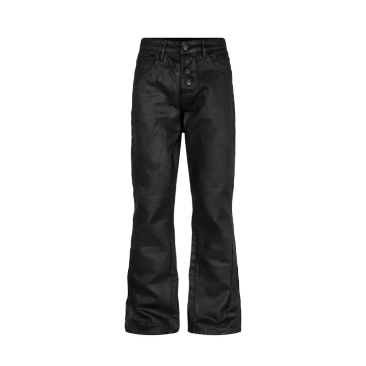 TRAPPER CLUB - "Black Revenant" Slim Bootcut Jeans - Male