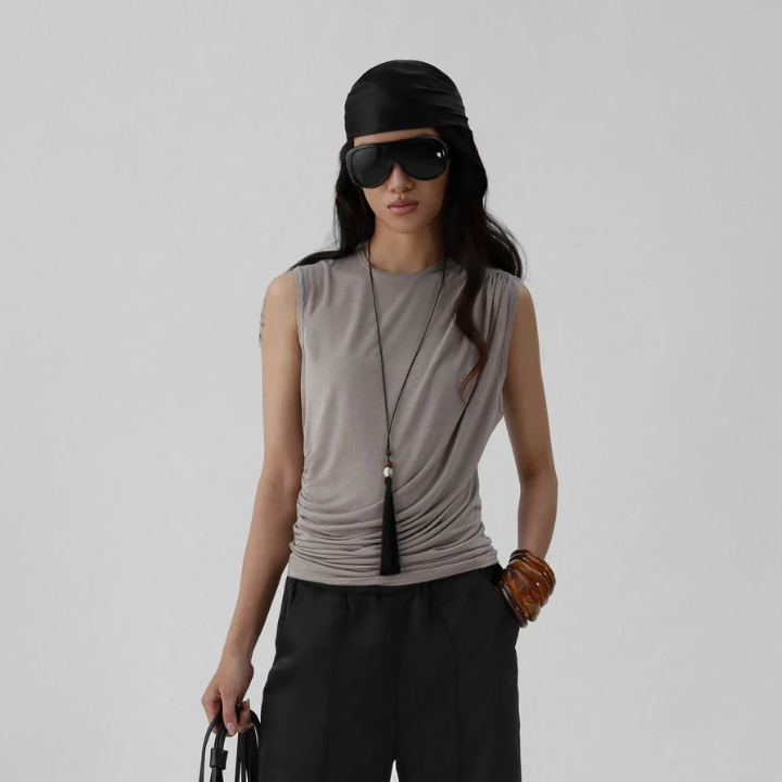 IAMSAIGON - Sedi Drape Tank Top SS26 - Unisex