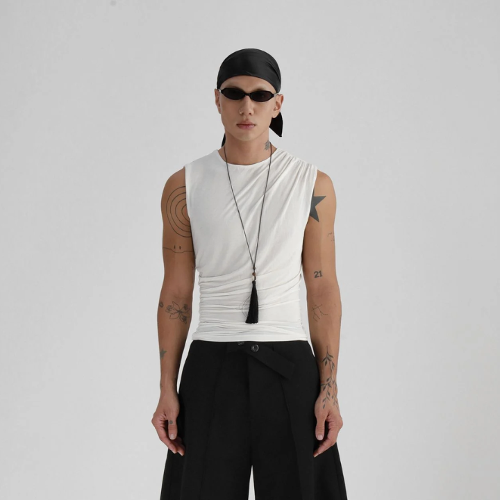 IAMSAIGON - Sedi Drape Tank Top SS26 - Unisex