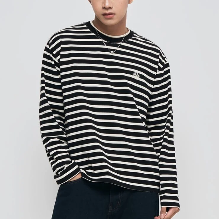 OWL - Sweatshirt Longsleeve Striped Owl - Unisex