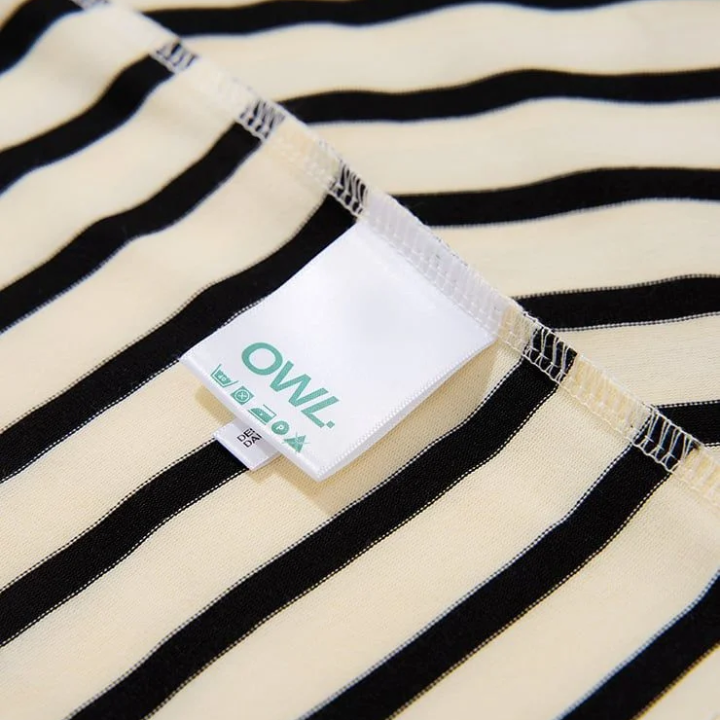OWL - Sweatshirt Longsleeve Striped Owl - Unisex