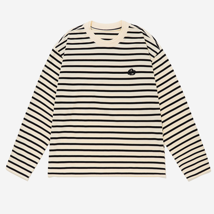 OWL - Sweatshirt Longsleeve Striped Owl - Unisex