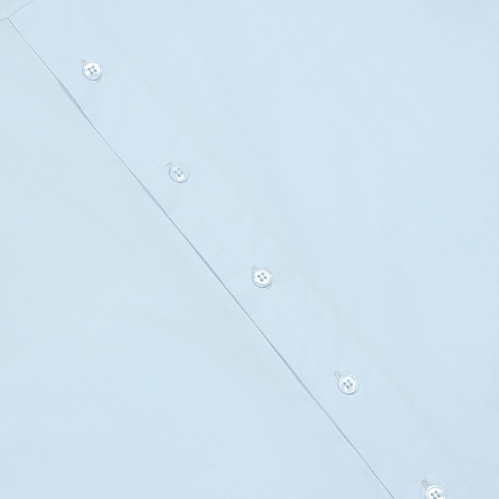 Sleeveless Floral Shirt Ss25 (Sea Blue)