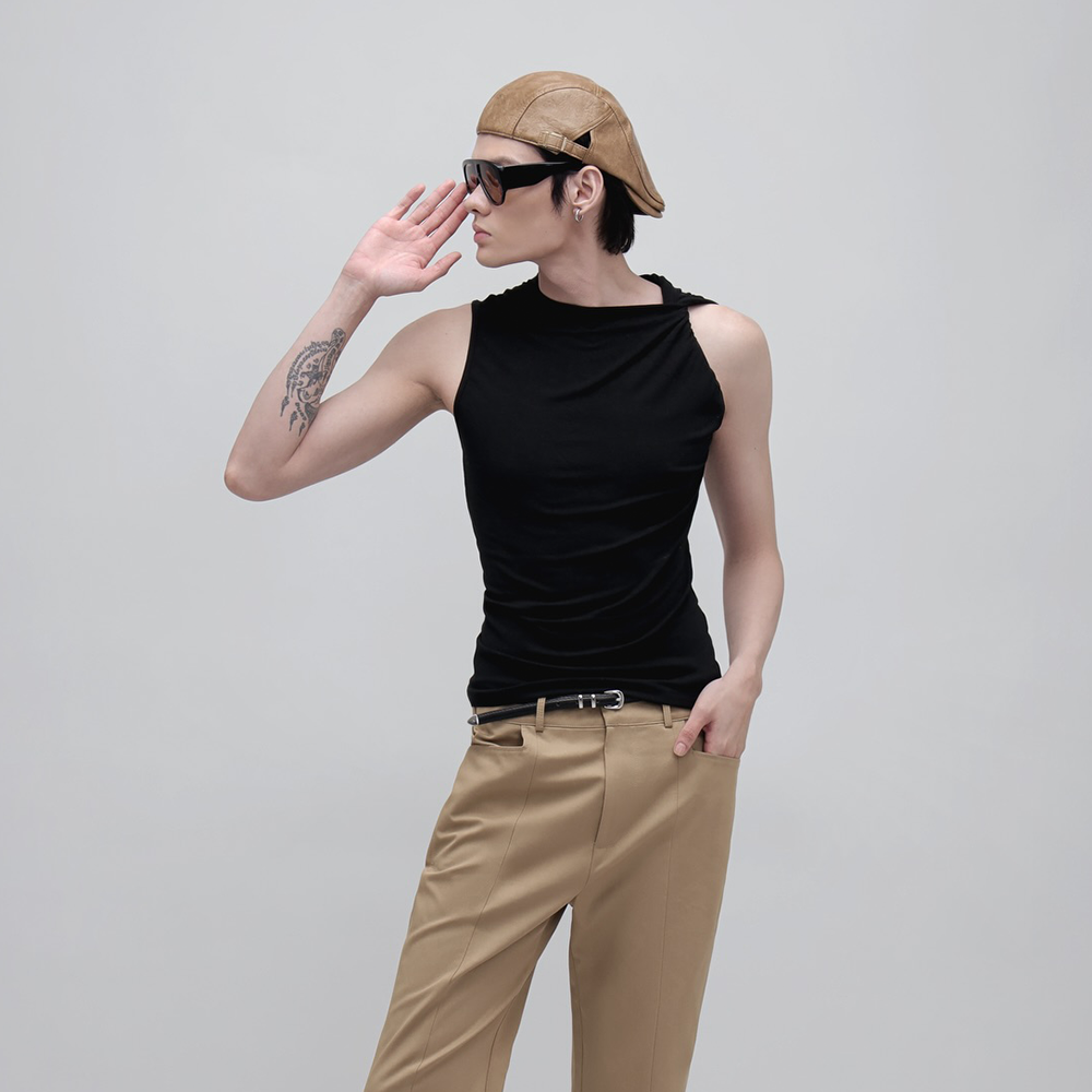 IAMSAIGON - Twisted Tank Top SS25 - Slim Fit Tops - Daily Wear - Unisex