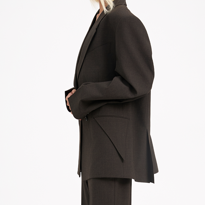 QEM - เสื้อเบลเซอร์ทรงทูคัท - สำหรับผู้ชายและผู้หญิง