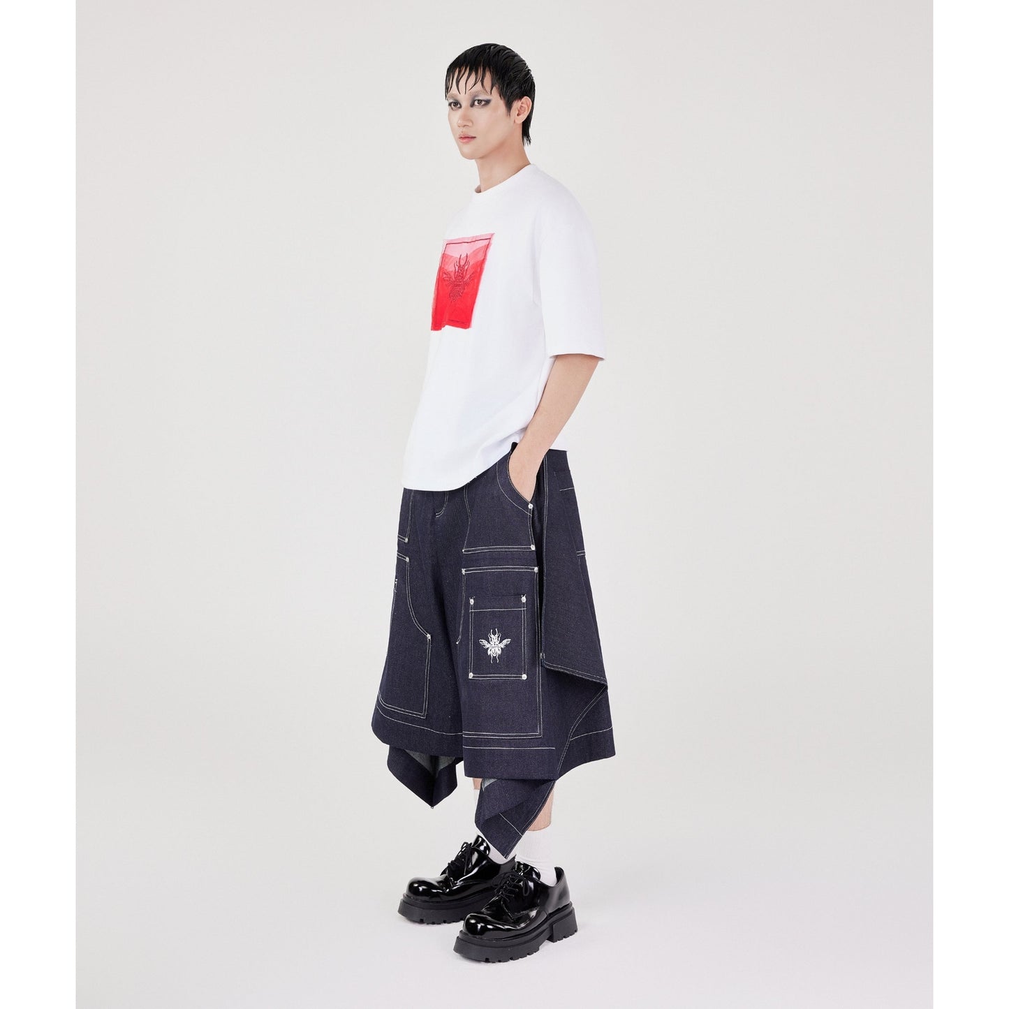 Beetle Wings Jort - Blue