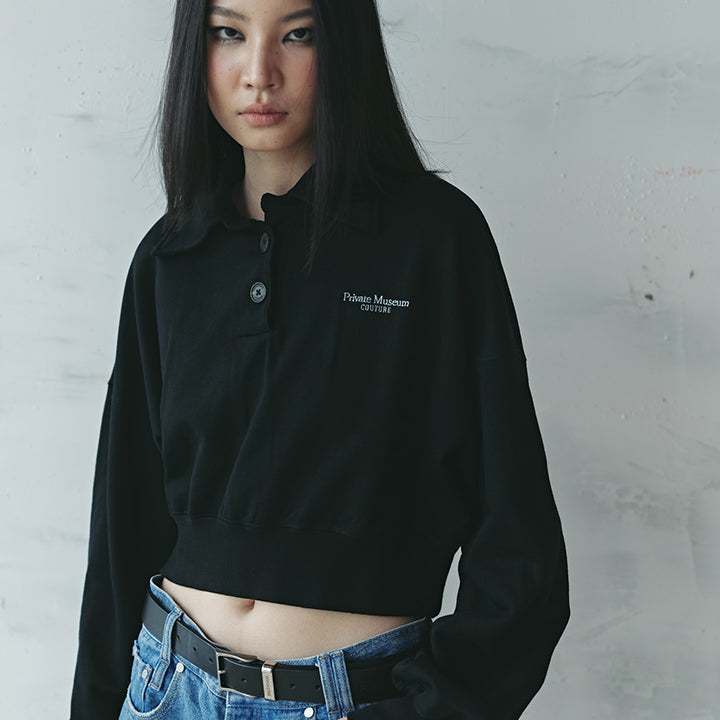 Black Cropped Sweatshirts