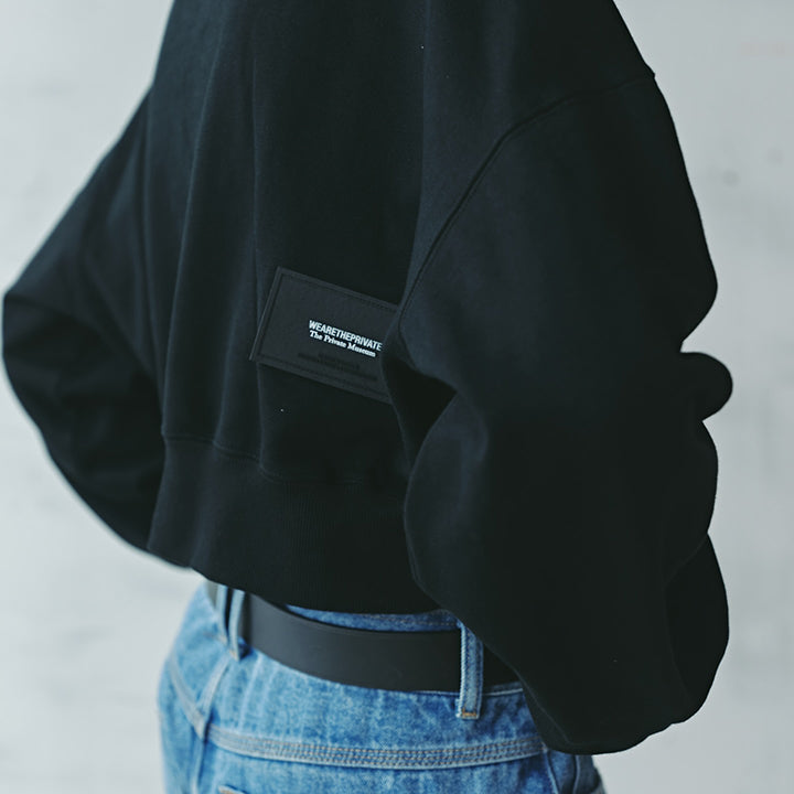 Black Cropped Sweatshirts