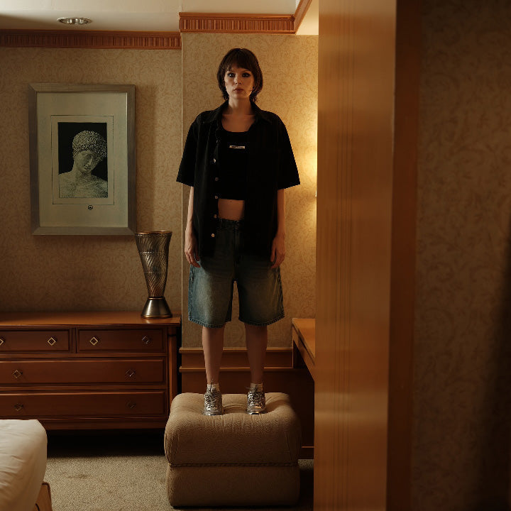 Black Denim Shirt Private