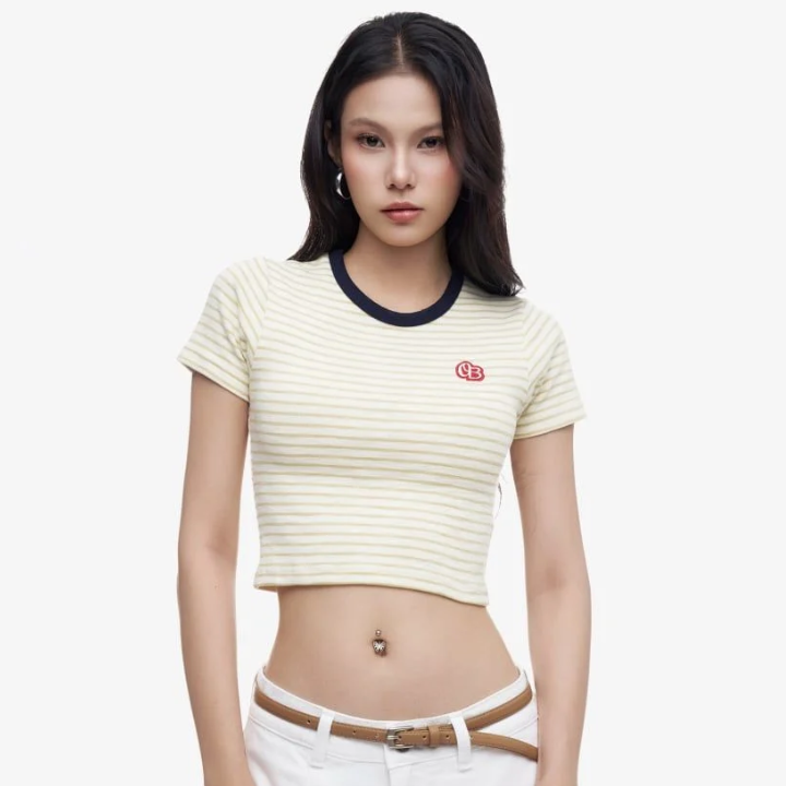 OWL - Wms Babytee Striped Owl - Female