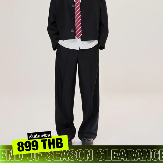 CAOSTU - Wide Tube Pants - ใส่สบาย กางเกงขายาว - ใส่ได้ทุกวัน - ผู้ชาย