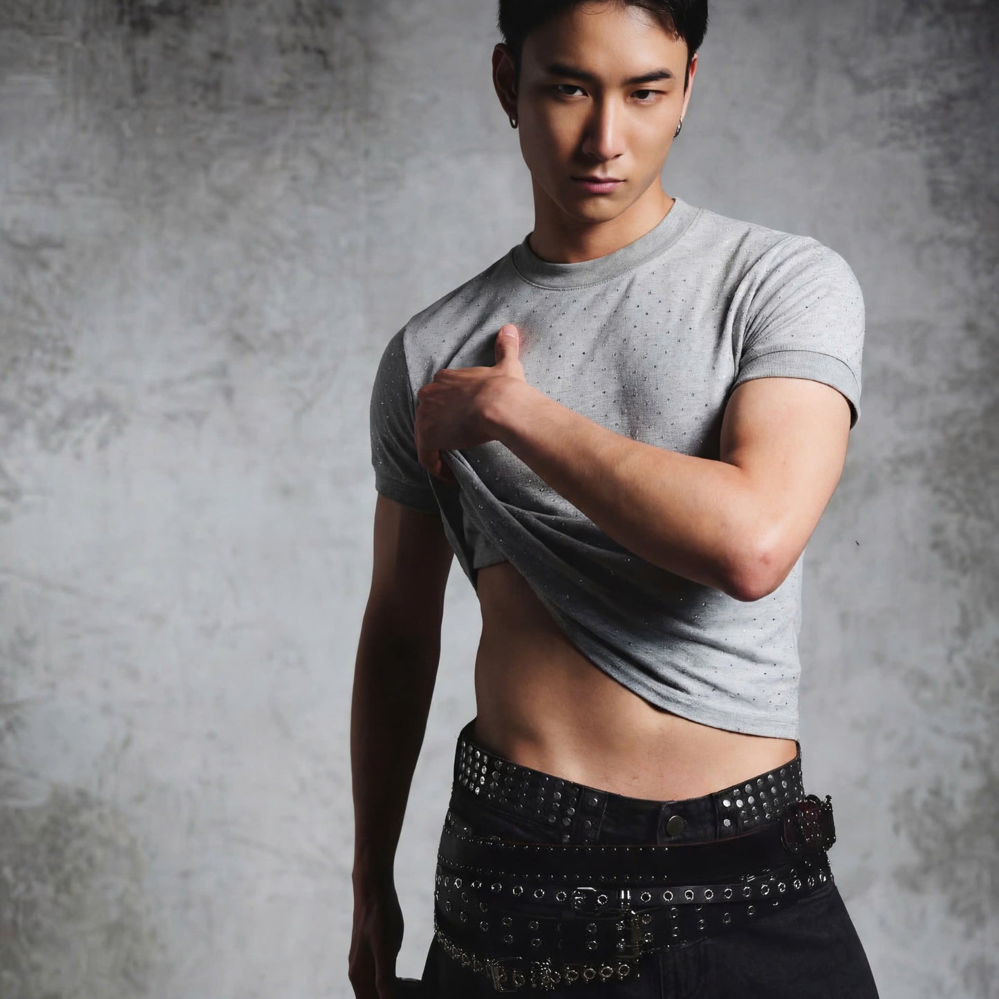 KANTAN - Studded Baby Tee - Soft fabric T-shirts - Daily Wear - Unisex