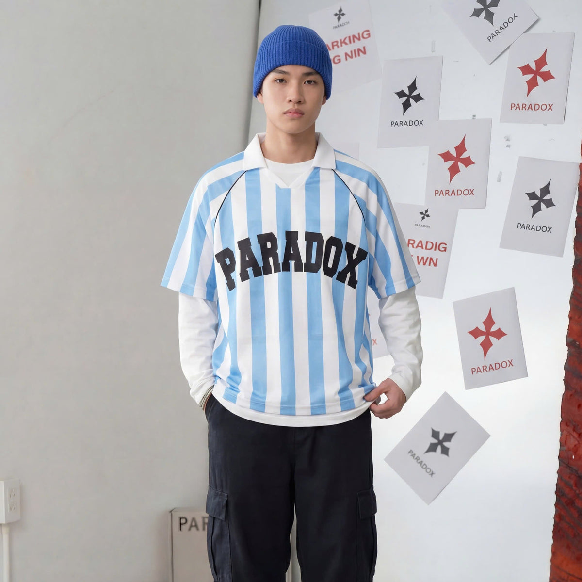 Paradox Rapper Tees PARADOX - Paradox® Argentblue Polo Jersey T-Shirt - Unisex – VSTU Store