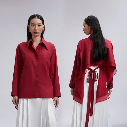 CAOSTU - Flirty Shirt - Comfortable Tops - Daily Wear - Female