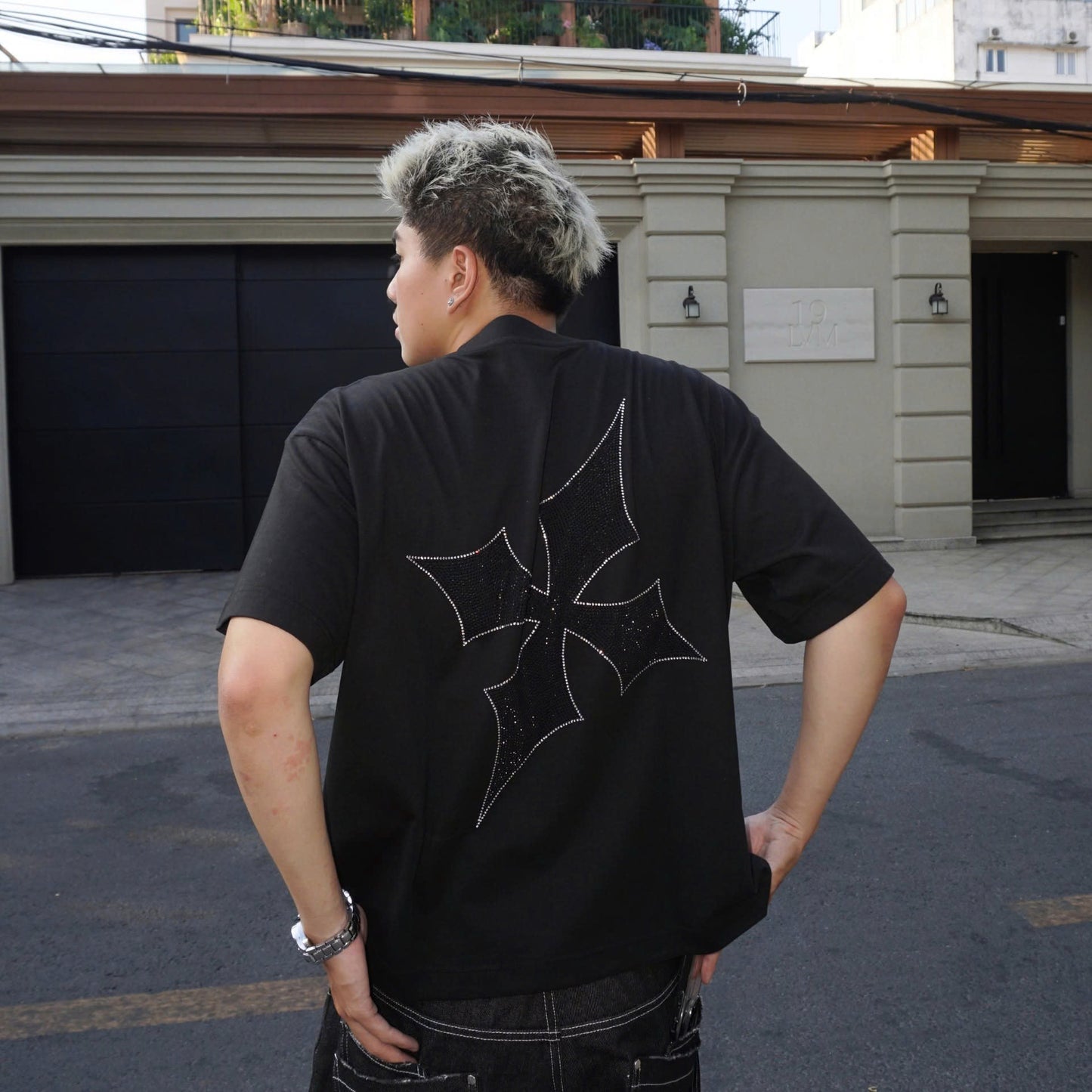 PARADOX - Paradox® Rheni Logo Beaded T-Shirt - Unisex